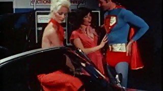 Superman fucks two hot porn legends