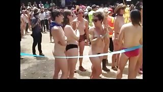 Start of Nudist Race