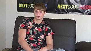 Young 19 Year Old Ryan's Jerk Off Audition - NextDoorCasting