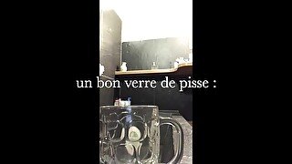 un bon verre de pisse / glass of piss