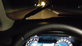 Jay Jay Ink sucks Sascha while he drives