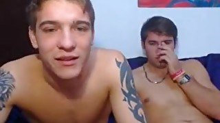 2 handsome romanian guys with big asses suck each other cock