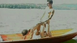 Horny European gays try not the rock the boat when their fucking