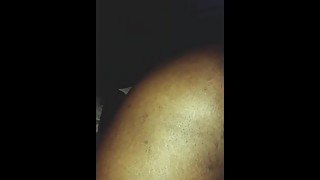 Instacart ebony showed her asshole and took creampie