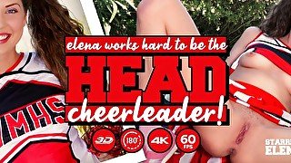 Elena Works Hard To Become The Head Cheerleader - Elena Koshka