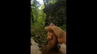 Cumming in the woods