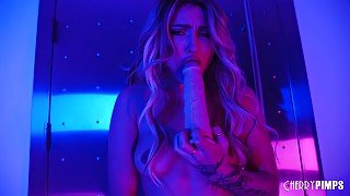 Adria Rae Is A Kinky Real Tits Hot Blonde Who Talks Dirty Before Stripping Masturbating