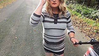 Crossdresser Kellycd2022 afternoon drive