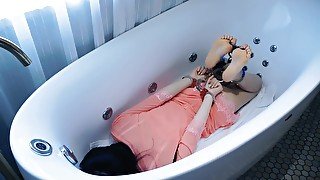 Chanese Handcuffed Girl