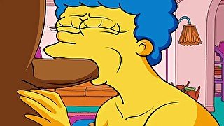 MARGE SUCKS A BLACK COCK (THE SIMPSONS)