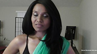 Cheating Indian wife caught in POV with cum on face - Horny Lily's Big Ass Gets Rounded!