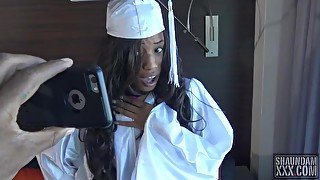 Black Chick Is A Fresh Graduate Who Wants To Celebrate - Teaser Video