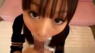 Horny japanese schoolgirl teen