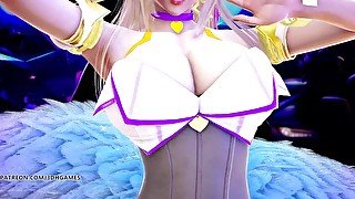 [MMD] K/DA - The Baddest Ahri Hot Striptease League of Legends KDA