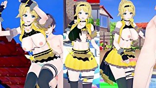 【エロゲーコイカツ！】アイドルマスター 八宮めぐる3DCG巨乳アニメ動画[Hentai Game Koikatsu!sunshine Idol Master Meguru Hachimiya]