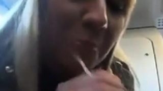 public blowjob at the bus