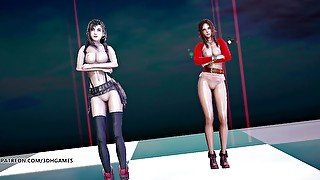 Berry good - Mellow Mellow, Tifa Lockhart Aerith, naked dance final fantasy 7 remake ff7