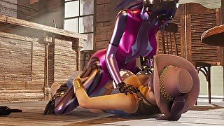 Cowgirl futa fuck widowmaker overwatch