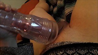 Fleshlight Fucking and Handsfree Cum