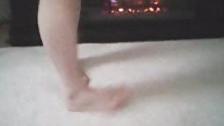 SEXY FEET BY THE FIREPLACE