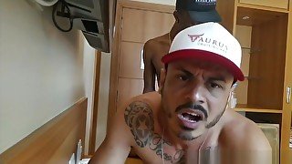 Pedro fucking his gay friend Latino - GayInterracialBareback