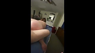 Reverse Cowgirl pawg chubby couple