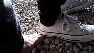 trampling candid unknown crushing 2016 number 61 converse stomping girl