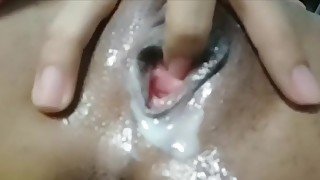 I am so fucking wet because of my cum