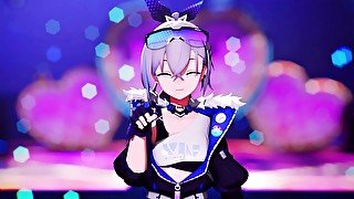 【MMD Honkai: Star Rail 4k/60fps】《Silver Wolf (銀狼)》~《人生リセットボタンぽちーｗ( 沙花叉クロヱ)》