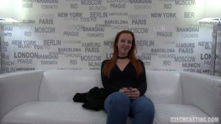 Naughty redhead babe sucks a dick in POV