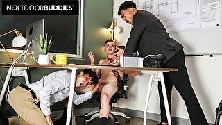 NDB - Hunk Employess Caught By BBC Boss n' FUCKED