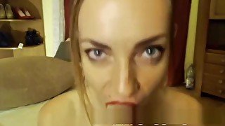 POV deepthroat facefuck on petite skinny romanian slut dirty talker sandrar