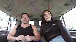 Selene Sinclair is picked up and put in the bang bus