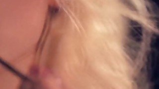 Sultry Blonde Seductress Sucks