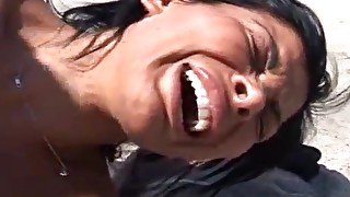 italian stallion fuck on the beach black hair milf with gorgeous and big tits