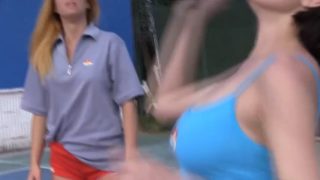 Lesbians on a tennis court