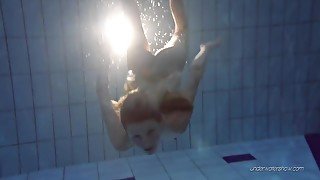 See A Beautiful Russian teen 18+ Nastya Underwater