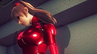 [EVANGELION] Asuka in hospital with you (3D PORN 60 FPS)