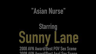 Sex Nurse Sunny Lane Fucked By Asian Noodle!