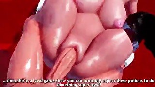 Futanari Guta Orgy Huge Cumshots 3D Hentai