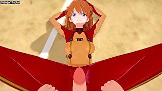 Hentai POV Feet Asuka Langley Sohryu Neon Genesis Evangelion