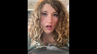 Crossdressing faggot fucked in the ass