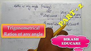 Trigonometrical Ratios of any angle Math Slove By Bikash Educare Episode 2