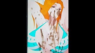 Huge cum load tribute for Nami One Piece 20