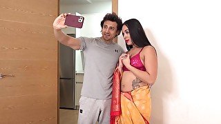 Indian maid is in a dire need to taste his meaty cock
