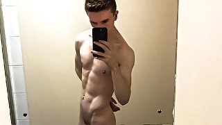 Gym Twink In The Rest Room - Alexander Light