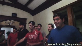 Straight college teens humiliated for their initiation