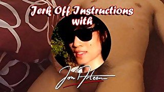 How to slowly masturbate dry penis with the sensual Fingertips Technique? Jerk Off Instructions JOI