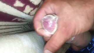 Cum in condom