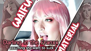 Darling in the Franxx - 02 sucking dick and asking for a facial cumshot